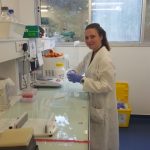 Antonia Molle, stagiaire ERASMUS au Laboratoire des Interactions Virus-Hôtes